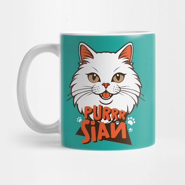 Purrrsian - Funny Persian Cat by Issho Ni